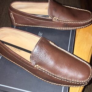 Lucchese Men's Brown Leather Loafers